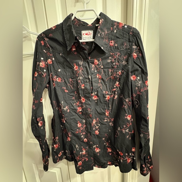 Embroidered Roper Shirt - Picture 1 of 11
